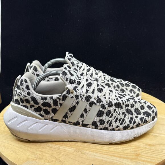 adidas Swift Run 22 Womens Running Shoes Cheetah Print GZ4976 Size 9.5 - Picture 4 of 10